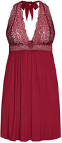 Thumbnail for your product : City Chic Halter Chemise - red