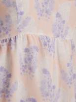 Thumbnail for your product : Athena Procopiou - Violet's Whisper Lace-trimmed Maxi Dress - Womens - Purple Multi