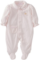 Thumbnail for your product : Kissy Kissy Precious Bears Collared Velour Footie (Baby)