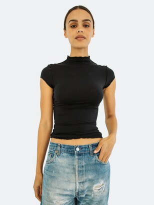 The Line By K Reese Mock Neck Top