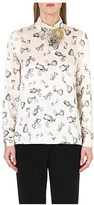 Thumbnail for your product : Issa Printed silk top Multi