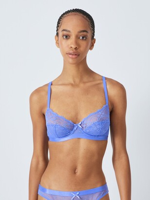 Buy A-GG Pastel Blue Recycled Lace Full Cup Non Padded Bra - 36C, Bras
