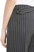 Thumbnail for your product : Jacquemus Pinstripe Pleated Wide Leg Wool Pants