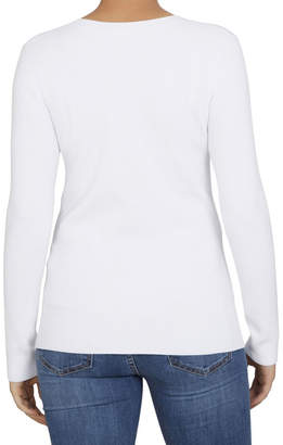 French Connection Crew Neck Rib Top