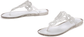 Thumbnail for your product : Stuart Weitzman Mermaid Jelly Thong Sandals