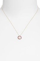 Thumbnail for your product : Suzanne Kalan Round Stone Pendant Necklace