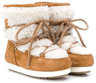 girls white winter boots
