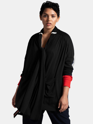 heavy black cardigan