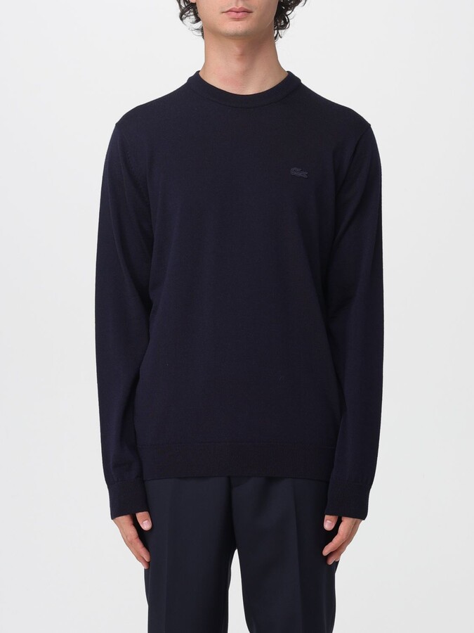 Lacoste Sweater Men color Blue