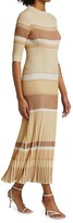 Thumbnail for your product : Proenza Schouler Zig Zag Stripe Knit Dress