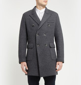 Thumbnail for your product : Barena Double-Breasted Knitted Wool-Blend Coat