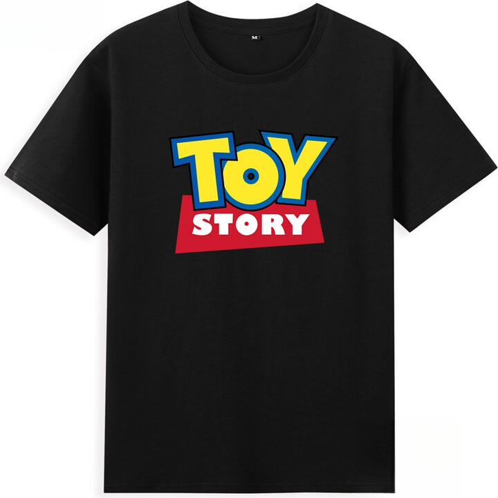 Disney Joint Toy Story Short-sleeved T-shirt Adult Clothes Include Children & apos;s Trendy Men & apos;s Super Women & apos;s Tops Pure Cotton