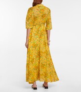 Thumbnail for your product : Tory Burch Floral cotton shirt dress