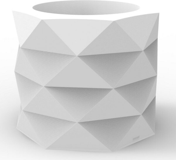 Vondom Marquis Outdoor Planter in White, Size: Short