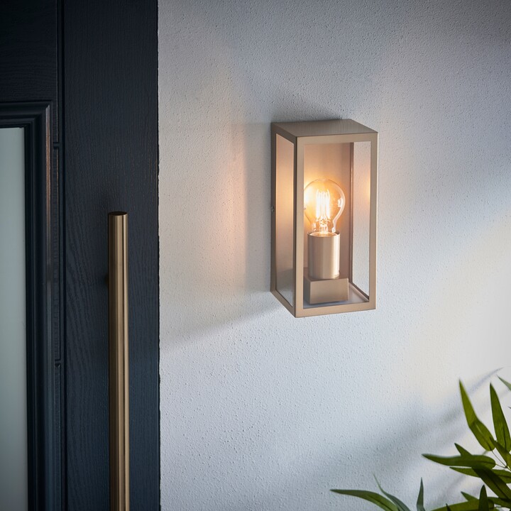 Dunelm London Gold Industrial Outdoor Wall Light Gold ShopStyle