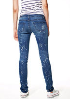 Thumbnail for your product : Delia's Taylor Low-Rise Skinny Jeans in Indigo Splatter