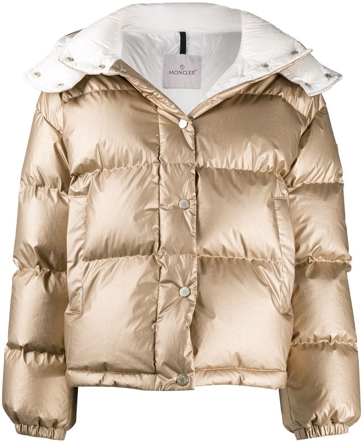 Gold Puffer Coats for Women | Shop the world's largest collection of  fashion | ShopStyle UK