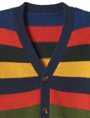 Gap Crazy stripe V-neck cardigan