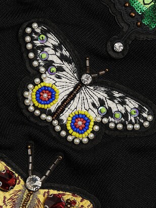 Alice + Olivia Bradford Butterfly Embroidered Cardigan - ShopStyle