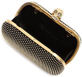 Thumbnail for your product : Alexander McQueen Studded Suede Skull Box Clutch