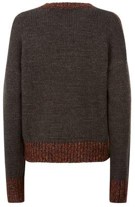 SET Patchwork Wool Sweater
