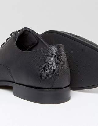Aldo Badolla Texture Toe Cap Derby Shoes