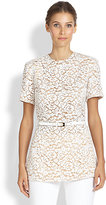 Thumbnail for your product : Michael Kors Short-Sleeve Lace Shirt