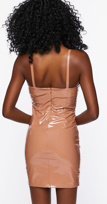 Forever 21 Faux Patent Leather Bodycon Dress
