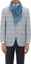Thumbnail for your product : Drakes Multi Polka Dot Scarf-Blue