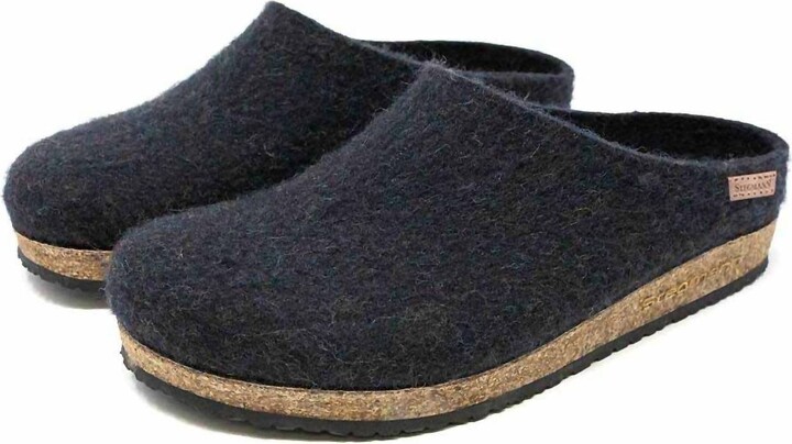 Stegmann Men's Original Cork Wool Clog In Graphite