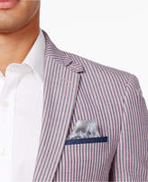 Thumbnail for your product : Tallia Men's Big & Tall Slim-Fit Pink/Gray Seersucker Cotton Sport Coat