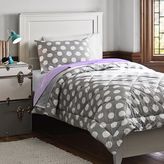 Thumbnail for your product : PBteen 4504 Dot Chic Deluxe Bedding Set, Light Gray/Gray