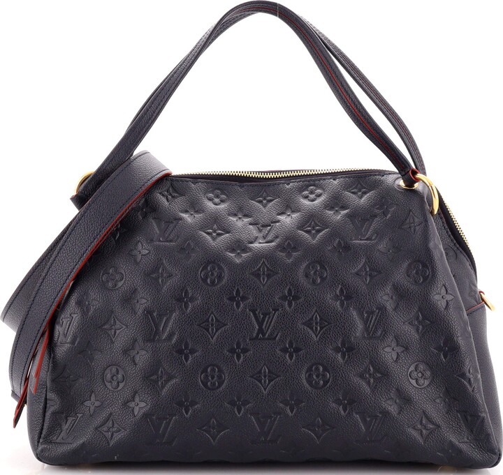 Louis Vuitton Black Monogram Empreinte Leather Ponthieu PM Bag