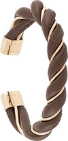 Thumbnail for your product : Bottega Veneta Twisted Leather Bracelet