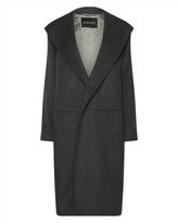 Thumbnail for your product : Jaeger Wool Cashmere Hooded Wrap Coat