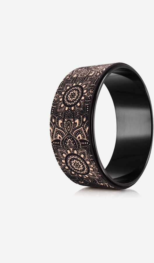 Yoga Design Lab Wheel Cork Mandala Black