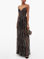 Thumbnail for your product : Rasario Sequinned Tulle Dress - Black