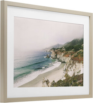 Rosecliff Heights California Bay Coastline Framed Print Under Glass, design by Sisi and Seb