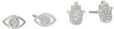 Thumbnail for your product : Lucky Brand Delicate Evil Eye Earrings