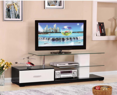 Ivy Bronx Functional TV Stand with Drawers and Open Shelves, High - Quality Construction, Scratch - Resistant Surface, Easy to Assemble for Home Entertainment S