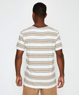 rhythm Everyday Stripe T-Shirt White