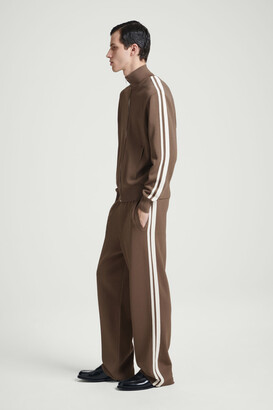 COS Contrast-Stripe Knitted Track Jacket - ShopStyle