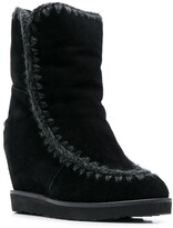 Thumbnail for your product : Mou French Toe Wedge Short boots