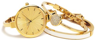 So&Co Women's 5297 Gold Watch Set