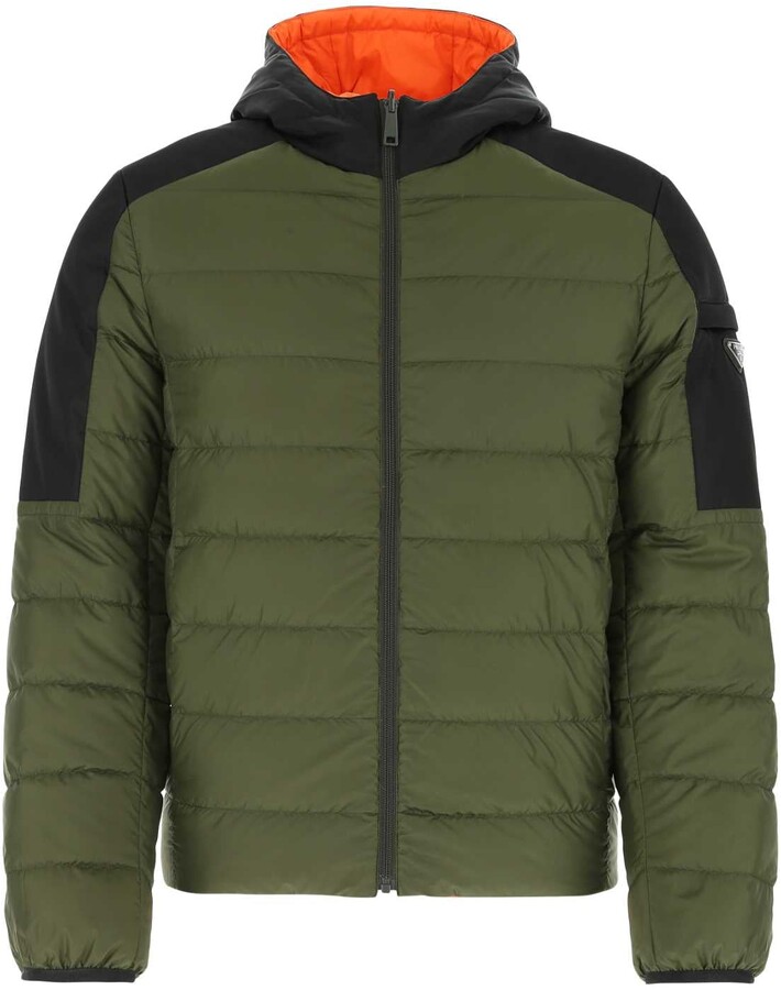 Prada Reversible Hooded Down Jacket - ShopStyle Outerwear