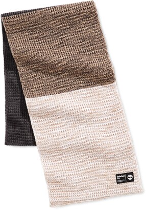 Timberland Men's Colorblock Thermal Stitch Muffler Created for Macy's