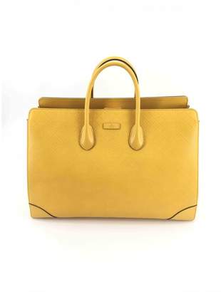 Gucci \N Yellow Leather Handbags
