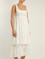 Thumbnail for your product : Three Graces London Marianne Linen Dress - Womens - White