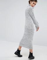 Thumbnail for your product : Daisy Street Knitted Maxi Dress With Roll Neck