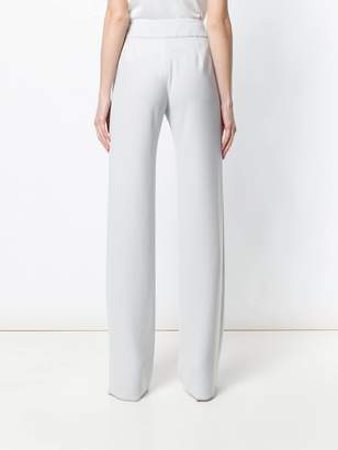 Emporio Armani high-waisted wide leg trousers